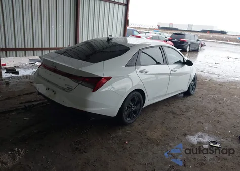 2023 Hyundai Elantra Hybrid Blue из США, поврежденный, VIN KMHLM4AJ2PU041468